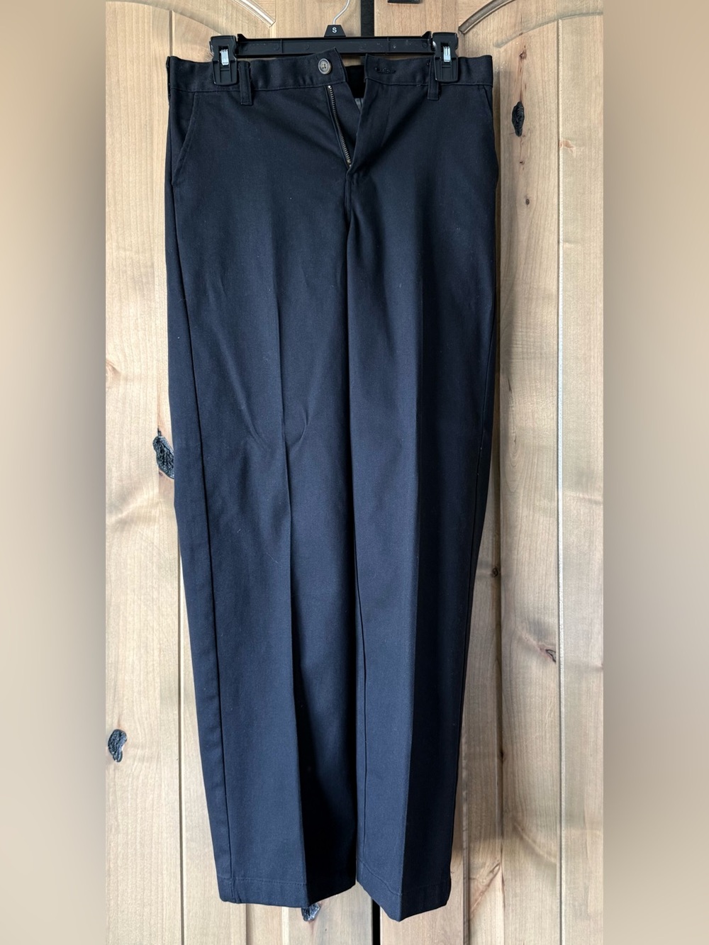 Dickies Black Classic Straight Dress Pants